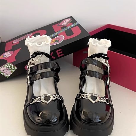 厚底 レディース ショートシューズ　sh115
