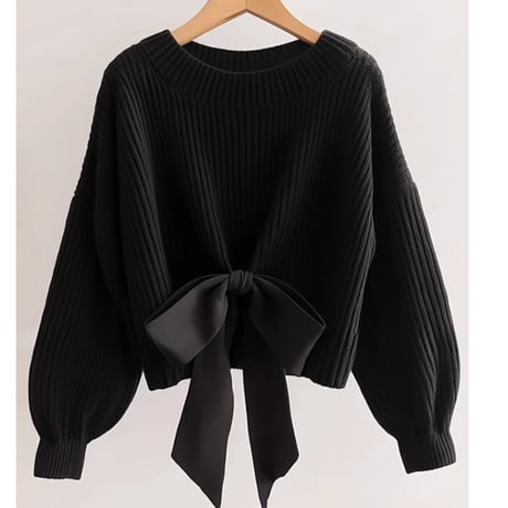 24cmShopブラック系ファッションニット wt079