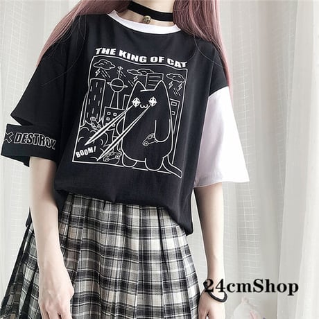 24cmshop Cat 可愛いTシャツ 1173