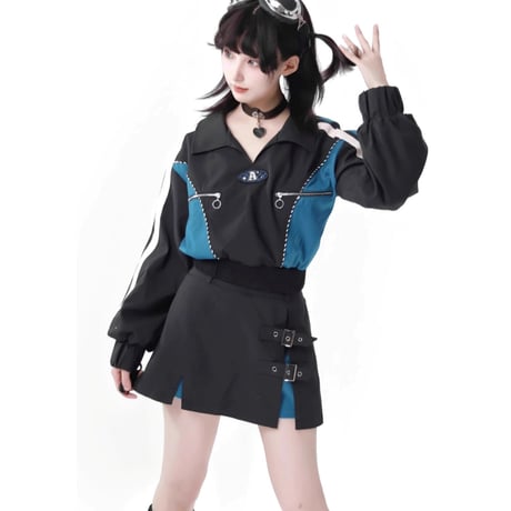 ジャケット+スカート+レッグカバー 3点Aセットsus149