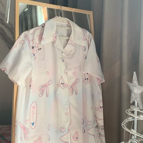 24cmShop韓国ファッションかわいい 半袖シャツcy028