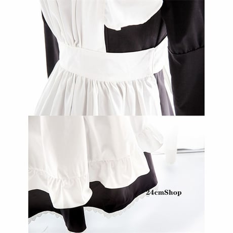 ヴィクトリアンロングスカート格式メイド服 opf112