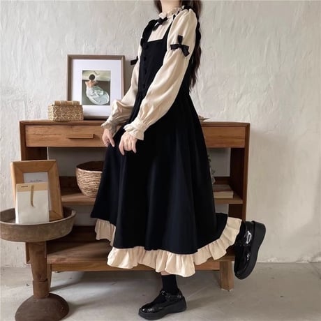 24cmShop ファッション かわいいワンピース2点セットops114
