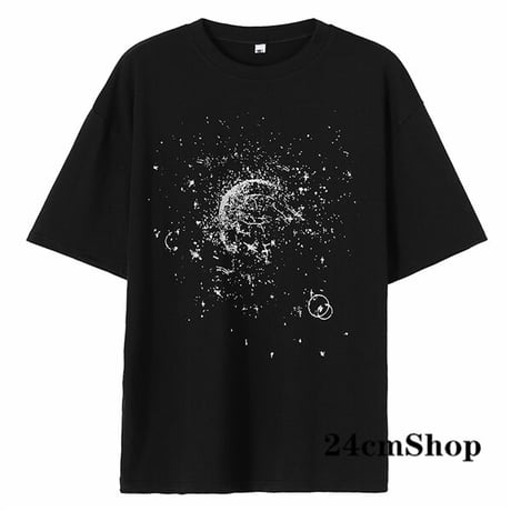 24cmShop韓国レトロ半袖Tシャツ1210