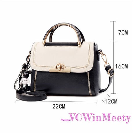 Bags ツインカラー バックル バッグ 594
