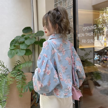 Kawaii Blue Colorful  Short Jacket  wt041