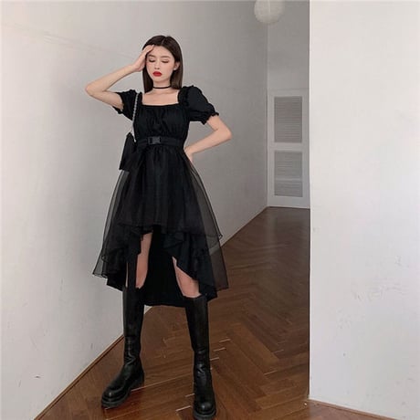 OnePiece 黒いレースのスカート 409