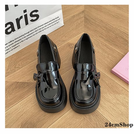 24cmShop ミラー厚底PUストラップシューズ sh008