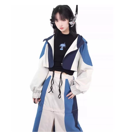 24cmShop ゆとりカジュアルニュートラル機械未来感スーツ3点セットsuf048
