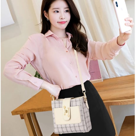 Bags ファッション レザー ショルダーバッグ  713