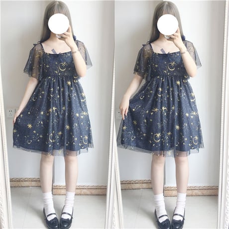 OnePiece 星空レーススカート 391