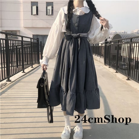 24cmshop フレアワンピース セットアップ   1128