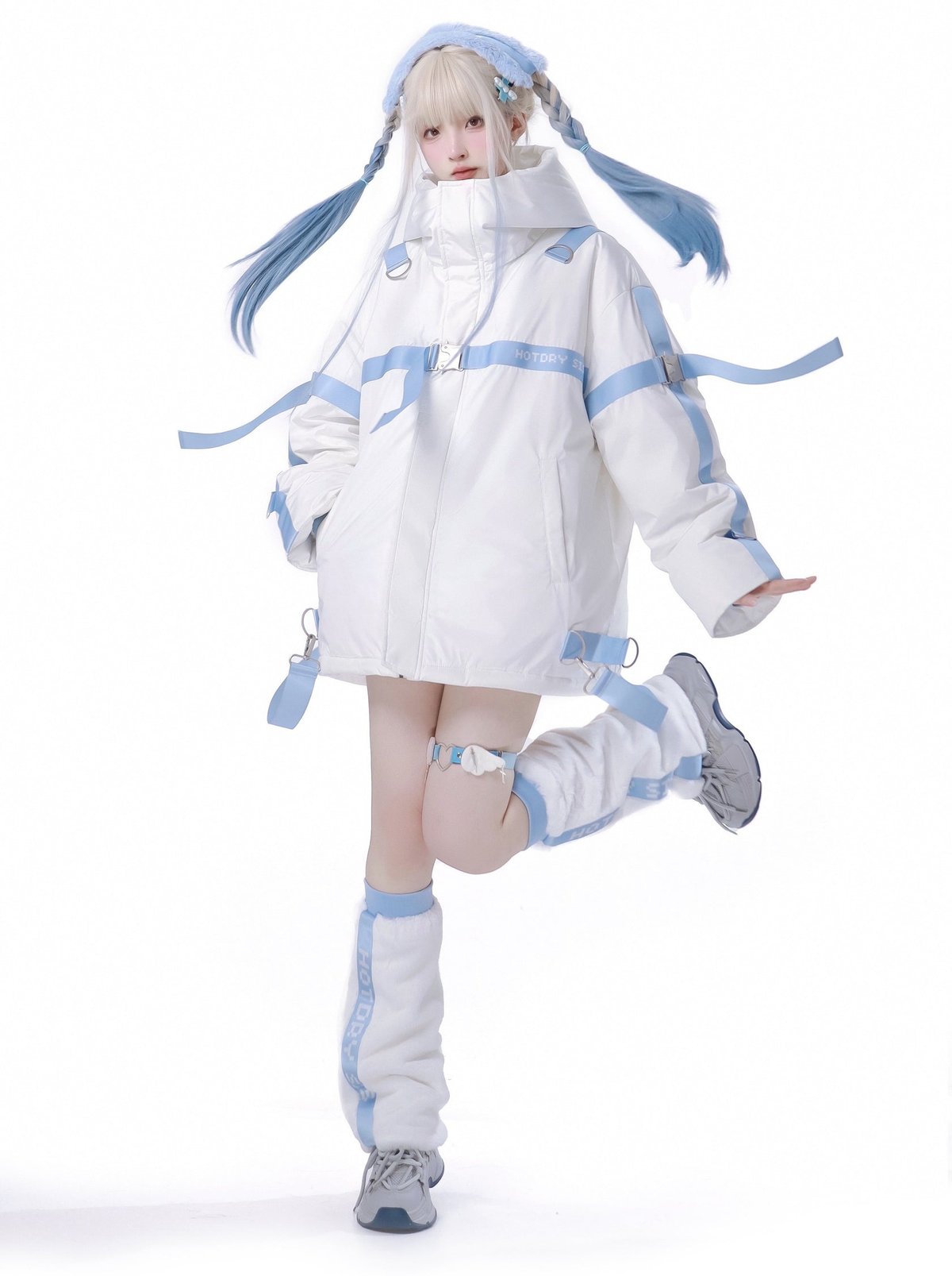 半額☆かわいい★上下セット★アクアブルー★雲柄★女子★3点セット可能★インスタ fit=scale-down,w=1200