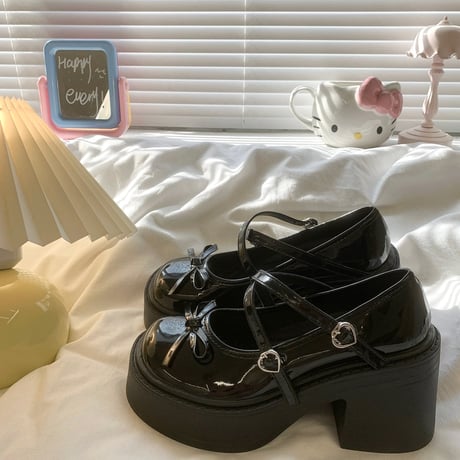 厚底 レディース ショートシューズ　sh114