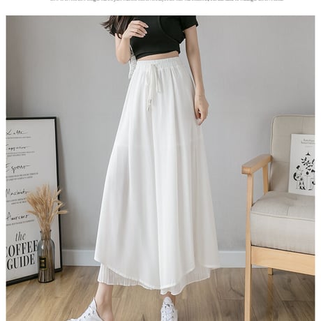 24cmShop シフォンワンピース＆ロング丈パンツ 1192
