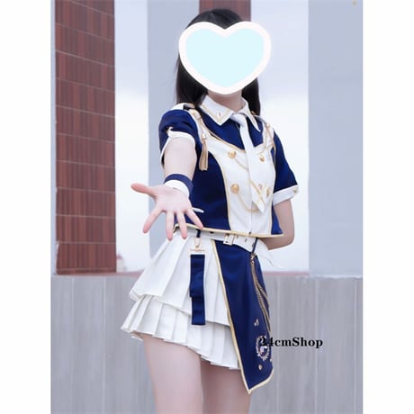 アシンメトリーアイドルセットアップ opf138