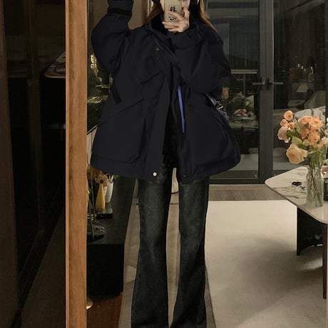24cmShop Kawaii Thickened Cotton Long  Jacket  wt049