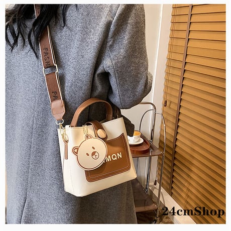 24cmShopファッション レザー ショルダーバッグ 1343