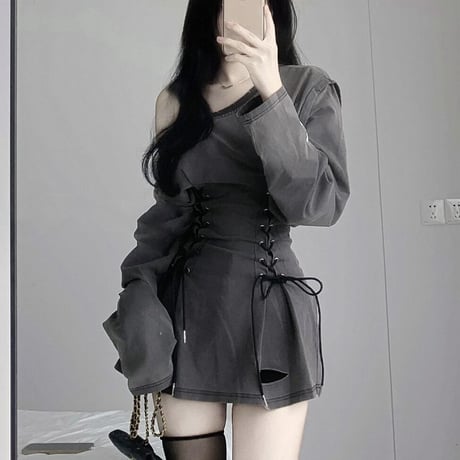 24cmShopブラック系束縛するワンピース 1284