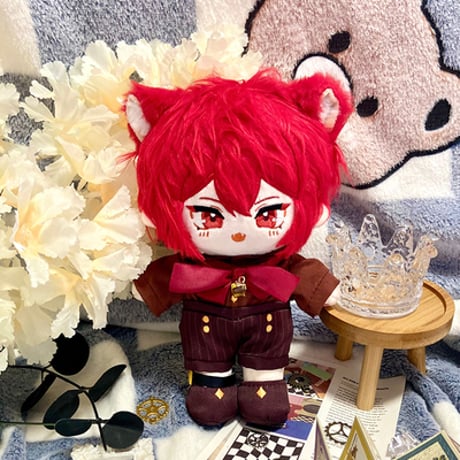 迪卢克Diluc 原神20cm綿人形可愛いぬいぐるみ綿 C008