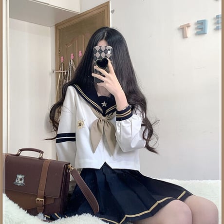 24cmshop  JKセーラー服+スカート2セット 1153