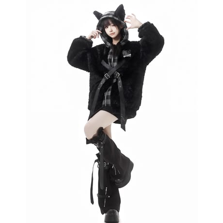 24cmShop 原宿風 かわいい小狼暖冬セットsuf036