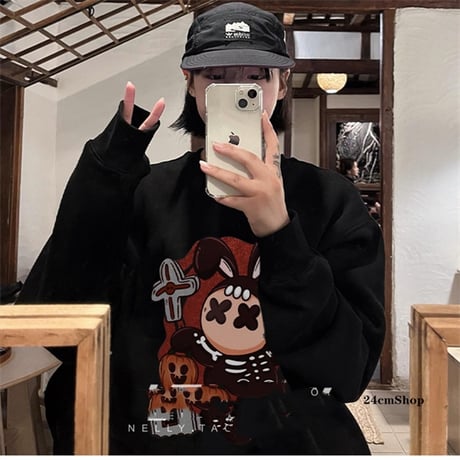 24cmShop insファッションヒップホップのカップルTシャツ tx016