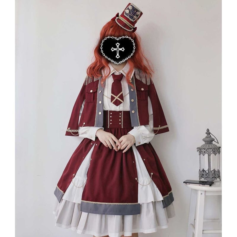 少女司令官軍服ロリータセット 1404 | 可愛い服量産型服通販24cm