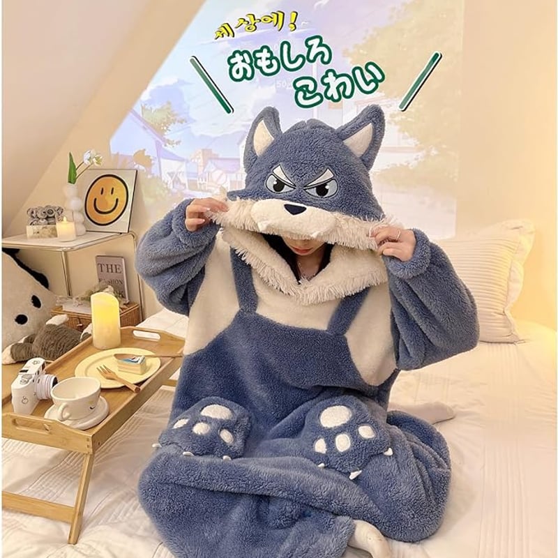 24cmShopもこもこオオカミルームウェア sl001 | 可愛い服量産型 24cmShopもこもこオオカミルームウェア sl001 | 可愛い服量産型