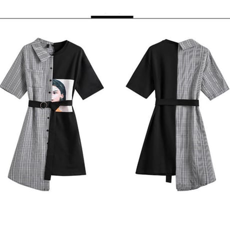 OnePiece アシンメトリースカート 395