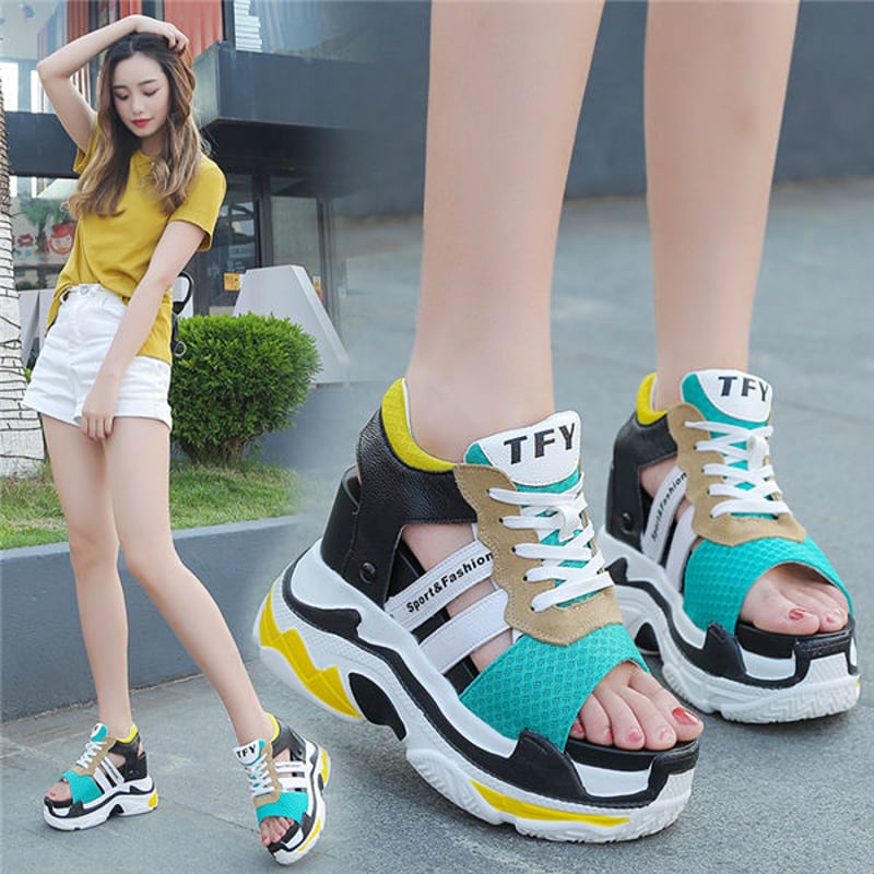 Shoes スニーカー風厚底サンダル 441 | 可愛い服量産型服通販 Shoes スニーカー風厚底サンダル 441 | 可愛い服量産型服通販