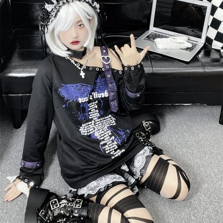 24cmShop サブカルかわいいおしゃれカジュアルTシャツ tx087