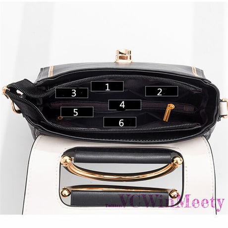 Bags ツインカラー バックル バッグ 594