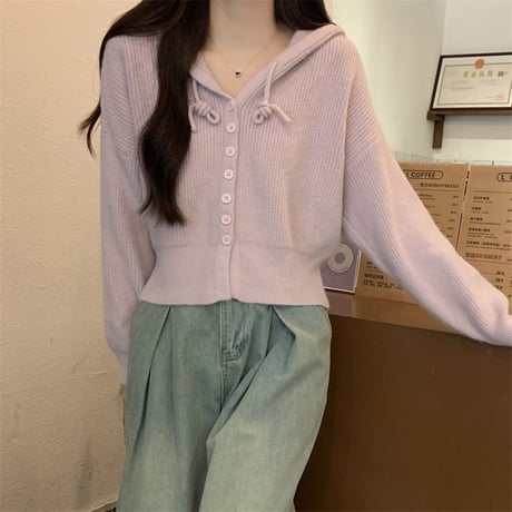Kawaii Knit Short Jacket  wt044