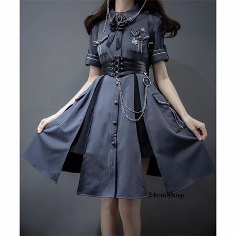 軍服ロリータワンピース_デビルヘビ2.0 opf134