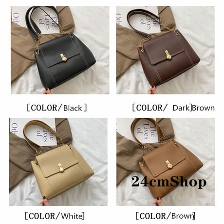24cmShopファッション レザー ショルダーバッグ 1227