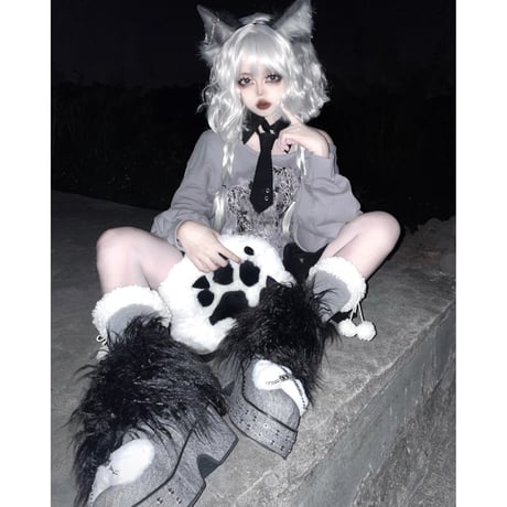 かわいいギャルサブカル風スカート2点セットsus166