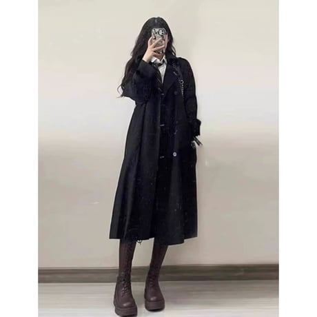 春と秋の新作韓系コート高級感コート wt064