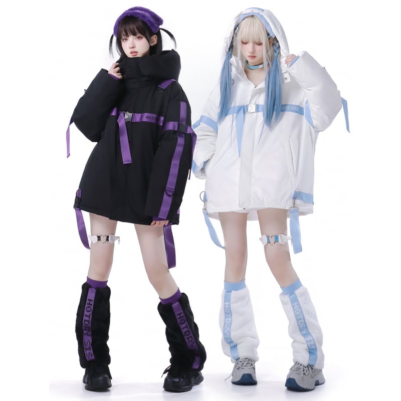 天使界隈👼】アクアダークモード 3点セットアップ wt063