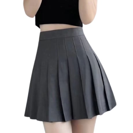 【Amazonで購入可能】レディース スカート ミニ プリーツスカート 制服 スカート 制服スカート Aライン 安全パンツ付き ミニスカート 通学 女子会 デート DQ032