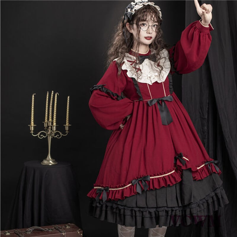 ロリータメイドフリルワンピース 990 | 可愛い服量産型服通販