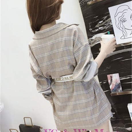 Tops| ストライプのシャツ 105