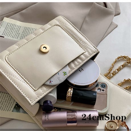 24cmShopファッション レザー ショルダーバッグ 1226
