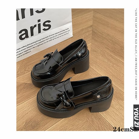 24cmShop ミラー厚底PUストラップシューズ sh008