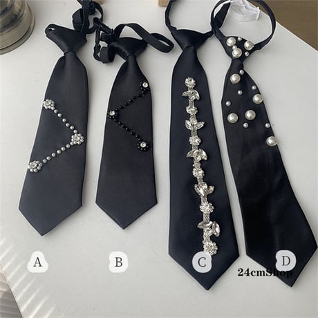 24cmShop ユニークなネクタイバンドパール p010