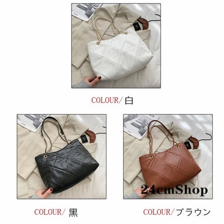 24cmshop ファッション レザー ショルダーバッグ 1172