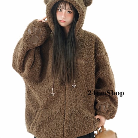 24cmShop かわいいニットセーターコートwt010