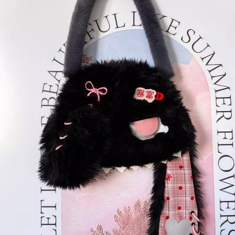 24cmShop可愛いウサギ ふわふわぬいぐるみ ショルダークロスバッグ b068
