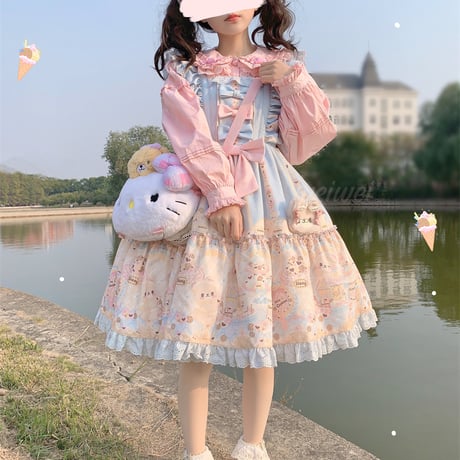 24cmshopフリルカラーキャンディスリーブブラウス cy014