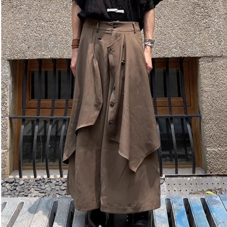 24cmShopブランク系山本耀司高級感ロングパンツkz023